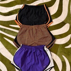 Nike Dri-FIT Shorts Set - Purple and Orange